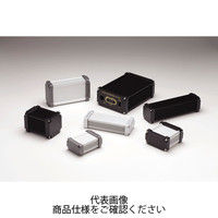 AWN型 防水・防塵アルミケース パネル/ブラック・ ボディーフレーム/ブラック AWN8ー5ー12EBB 1台 1セット(2台)（直送品）