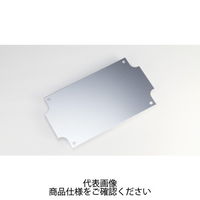 タカチ電機工業 FTB型防水・防塵ボックス用取付ベース シルバーアルマイト FTB26ー15 1枚 1セット(3枚)（直送品）