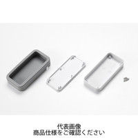 タカチ電機工業 CSS型シリコンカバー付プラスチックケース ホワイト/グリーン CSS90NーCLーWG 1個 1セット(8個)（直送品）