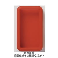 タカチ電機工業 LCSC型シリコンカバー レッド LCSC165HーR 1個 1セット(5個)（直送品）