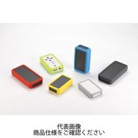 タカチ電機工業 LCS型シリコンカバー付プラスチックケース オフホワイト/ダークグレー LCS115ーNーWD 1個 1セット(5個)（直送品）