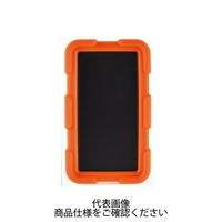 タカチ電機工業 （TAKACHI） LCT型耐衝撃シリコンカバー付プラスチックケース ダークグレー/オレンジ