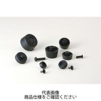 タカチ電機工業 TP型ワンタッチ式ゴム足 黒 TPー2 1袋(10ヶ入) TP-2 1セット(150個:10個×15袋)（直送品）