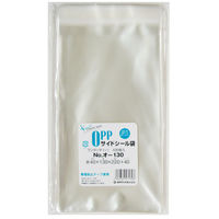 カクケイ クリアパック #40 フタ付き 130×(220+40)mm オー130 1セット(1袋(100枚)×10)