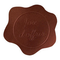 ヘッズ シーリングワックス型シール：ブラウン-4 SW-4S 1セット（3400枚：200枚×17パック）（直送品）