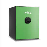 【設置込】 ディプロマット WISEプレミアムセーフ テンキー式耐火金庫 （60分耐火） 36L グリーン WS500ALG 1台（直送品）