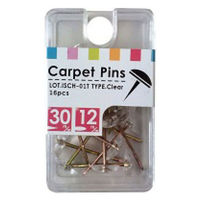 アイ・エス カーペットピン 大 透明 ISCH-01T 10ケース