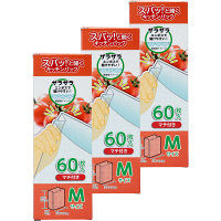 スパッと開くキッチンパック M 1セット（60枚入×3）