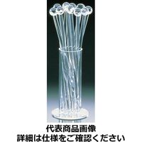 清水食器 アクリル クリアーマドラー12本セット（スタンド付）4421 OMD75（取寄品）