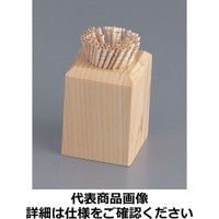 テスク 木製 楊枝立（白木）W-704 PYC34（取寄品）