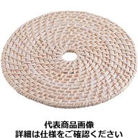 萬洋 籐製 鍋敷 丸小 QSB21003 1個