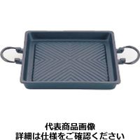 アサヒ 鉄焼肉プレート 角型 35cm QYK24（取寄品）