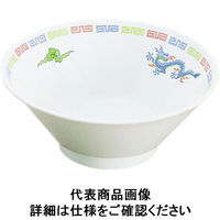 関東プラスチック工業 メラミン「雷門竜」Mー54ーRラーメン丼 RLC03 1個