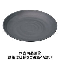 マイン メラミンウェア 黒丸皿Φ24 M11-124 RMI7201（取寄品）