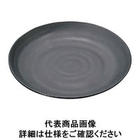 マイン メラミンウェア 黒丸皿Φ18 M11-126 RMI7203（取寄品）