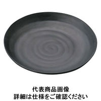 マイン メラミンウェア 黒丸皿Φ15 M11-127 RMI7204（取寄品）