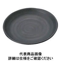 マイン メラミンウェア 黒丸皿Φ13 M11-128 RMI7205（取寄品）