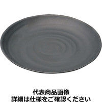 マイン メラミンウェア 黒丸皿Φ28 M11-185 RMI7206（取寄品）