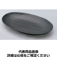 マイン メラミンウェア 黒小判皿 大 M11-135 RMI7501（取寄品）
