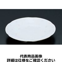 メラミン「花紋」丸皿 関東プラスチック工業