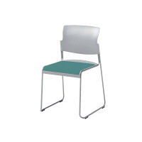 オカムラ パイプチェアグレー セージ 8118GZ FSG7（直送品）