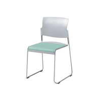 オカムラ パイプチェアグレー ミントグリーン 8118GZ P405（直送品）