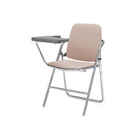 オカムラ 折タタミ椅子メモ台付 ライトローズ 8160DT F651（直送品）