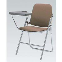 オカムラ 折タタミ椅子メモ台付 マロンブラウン 8160DT F653（直送品）