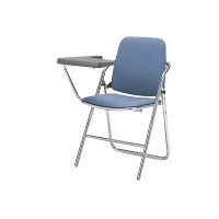 オカムラ 折タタミ椅子メモ台付 ライトブルー 8160DT F655（直送品）