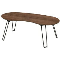 永井興産 ポワテーブル BR（ブラウン）幅800×奥行400×高さ300mm　NK-845　1台（直送品）