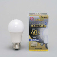 アイリスオーヤマ LED電球 E26 全方向タイプ 昼光色 40形相当（485lm） LDA4D-G/W-4T5（直送品）