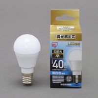 アイリスオーヤマ LED電球 E17 調光 広配光タイプ 昼白色 40形相当(440lm) LDA5N-G-E17/D-4V3 1個