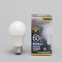 アイリスオーヤマ LED電球 E26 広配光タイプ 昼光色 60形相当（810lm） LDA7D-G-6T5（直送品）