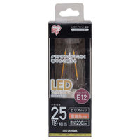 アイリスオーヤマ LEDフィラメント電球 小形 電球色25形相当（230lm） LDC2L-G-E12