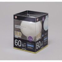 アイリスオーヤマ LEDフィラメント電球 ボール球 ホワイト 60形相当（810lm）