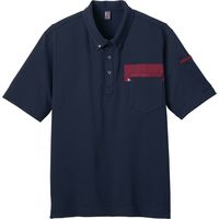 カーシーカシマ 半袖ポロシャツ ネイビー M CSP172 1着