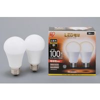 アイリスオーヤマ LED電球 E26 2P 広配光タイプ 電球色 100形相当（15 LDA14L-G-10Ｔ52P 1個