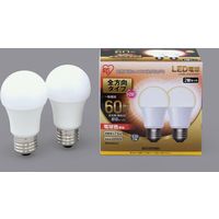 アイリスオーヤマ LED電球 E26 電球色 60形相当（810ｌm）  全方向タイプ   LDA8L-G/W-6Ｔ52P  1箱（2個入）