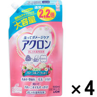【アウトレット】ライオン アクロンフローラルブーケの香りつめかえ用大サイズ 900mL 1セット（4個：1個×4）