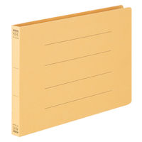 アスクル フラットファイル A5ヨコ イエロー エコノミータイプ 10冊  オリジナル