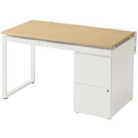 【組立設置込】Ceha プレノデスクシステム 片袖机 引出し付き 奥行700×高さ720mm