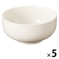 【まとめ買いセット】 無印良品 磁器ベージュボール 中 約直径12.5×高さ6cm 1箱（5個入） 良品計画