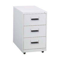 オカムラ B6-2列3段ワゴン ライトスモーク 412幅×697奥行×700高