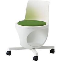 オカムラ e-chairタブレットなしパッド付 グレープ 482幅×497奥行×440座高×710高さ（mm） 9314AA F015（直送品）
