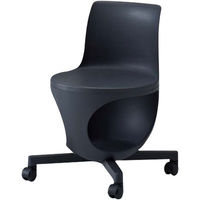 オカムラ e-chairタブレットなしパッドなし ダークグレー 482幅×497奥行×710高さ×420座高（mm） 9314BB GD15（直送品）