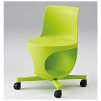 オカムラ e-chairタブレットなしパッドなし グリーン 482幅×497奥行×710高さ×420座高（mm） 9314DB GD17（直送品）