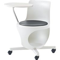 オカムラ e-chairタブレット付パッド付 セサミ 596幅×665奥行×446座高×716高さ（mm） 9314JC F001（直送品）