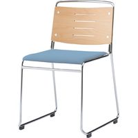 オカムラ AZチェア ライトブルー 450幅×555奥行×740高さ×440座高（mm） 9372AZ PB21（直送品）