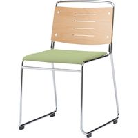 オカムラ AZチェア ミントグリーン 450幅×555奥行×440座高×740高さ（mm） 9372AZ PB22（直送品）