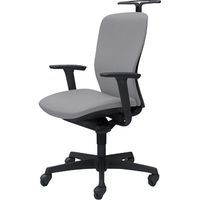 C386JR FJM2 |オカムラ スラート防炎 可動肘 ハイ ブラック グレー（直送品）